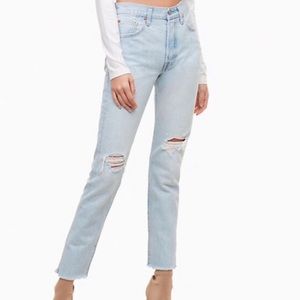 Levi’s 501 skinny selvedge jeans